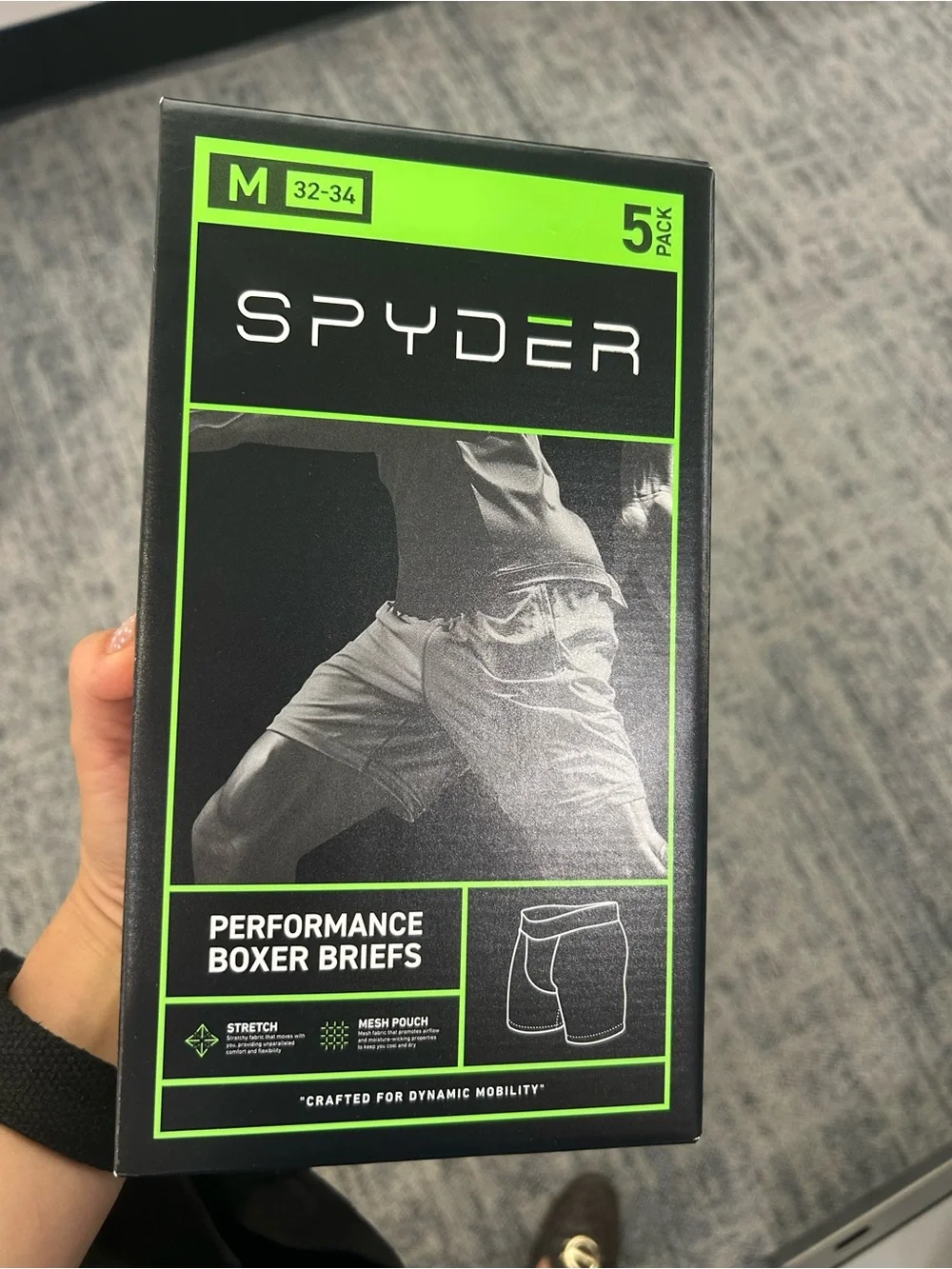 Spyder Performance Boxer Briefs - 5 Pack